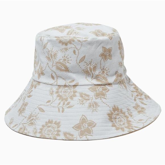 Summer & Rose Meridian Reversible Cotton Bucket Hat - One Size - NWT - Picture 1 of 4